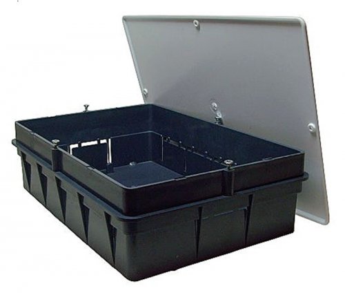 Коробка распределительная Рувинил СП 151x122x73мм черный 10163 картинка 